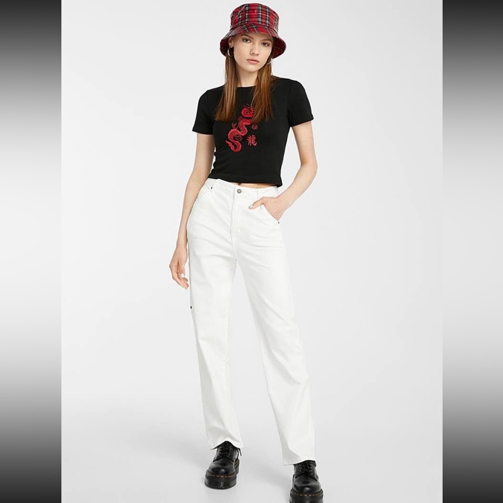 NEW Guess white carpenter jeans